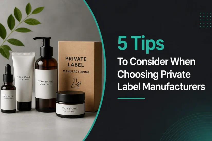 5 Tips To Consider When Choosing Private Label Manufacturers